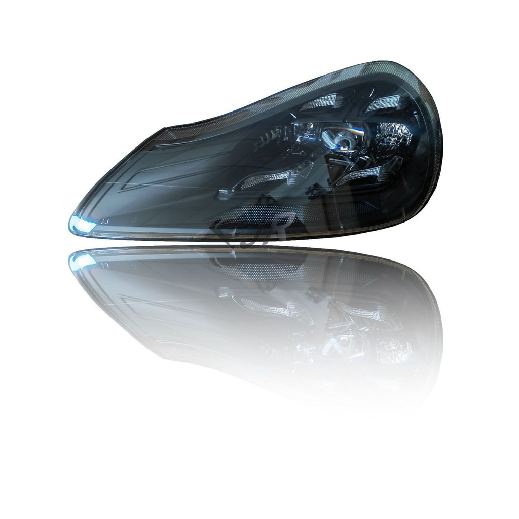 Porsche Cayenne 957 matrix style LED headlight front view