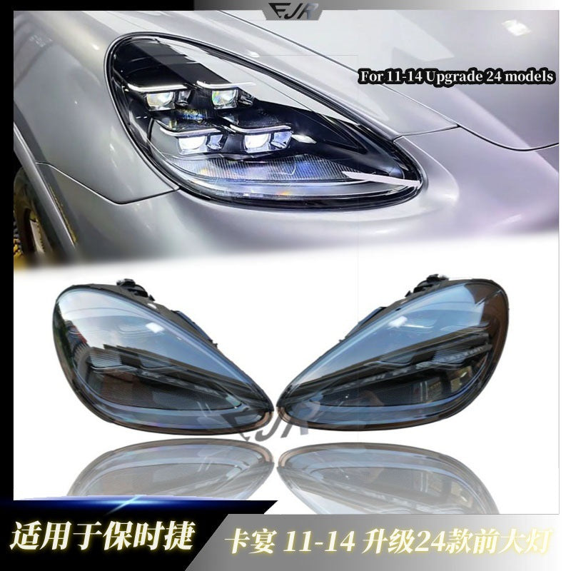 Porsche Cayenne 958.1 2011-2014 2024-style LED matrix headlight upgrade