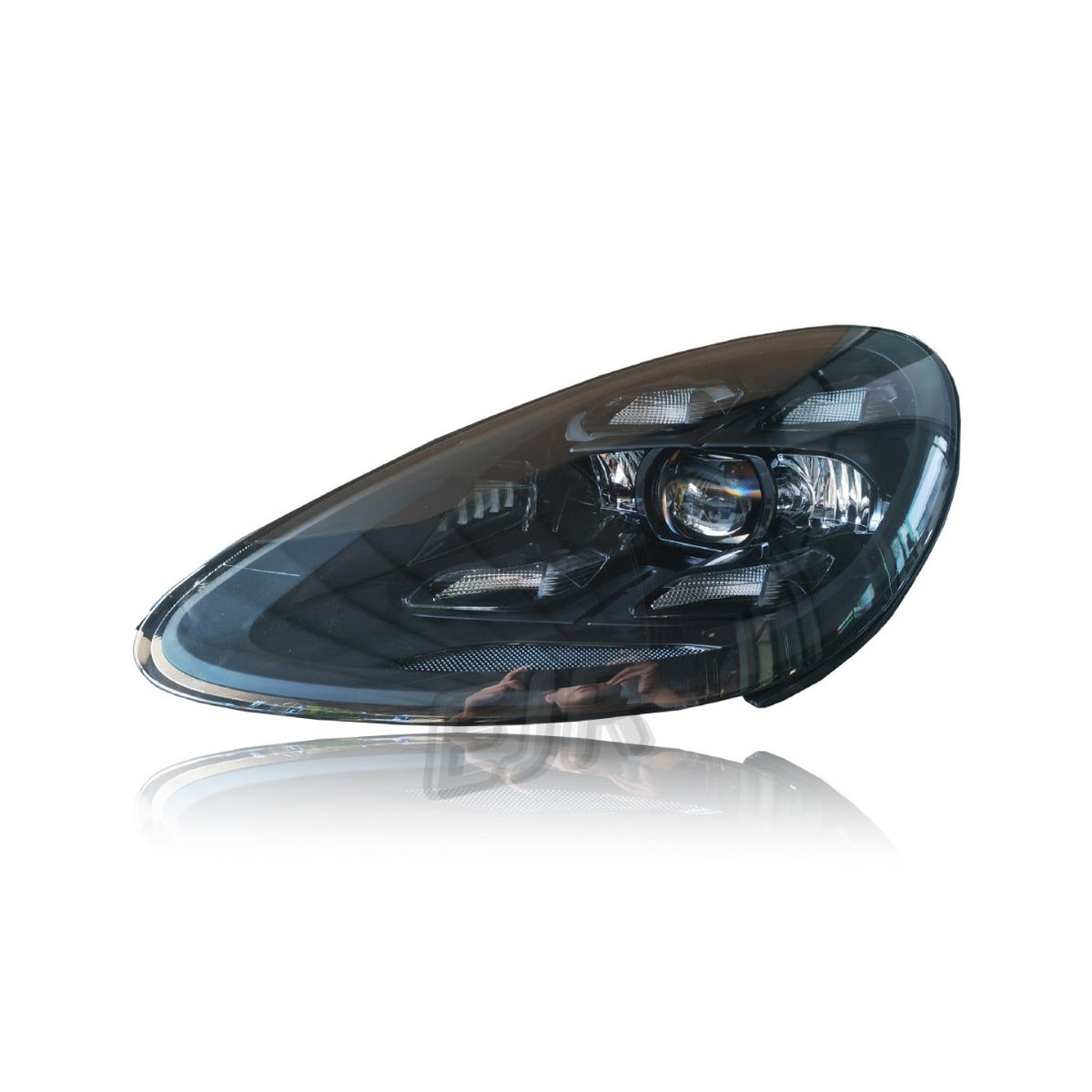Porsche Cayenne 958.1 smoked LED projector headlight assembly