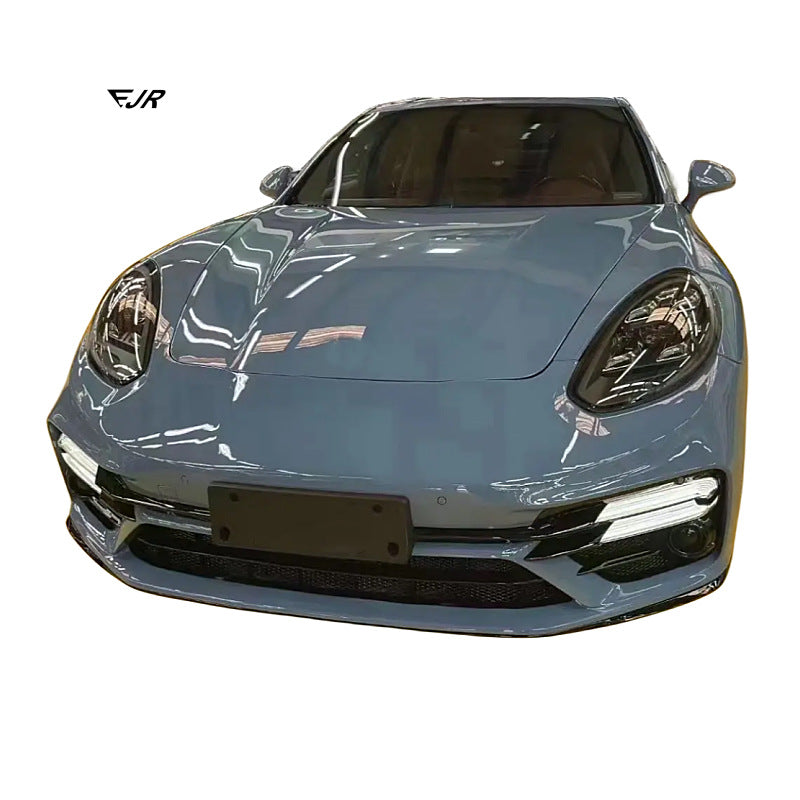 Porsche Panamera 970.1 facelift front bumper installed front view