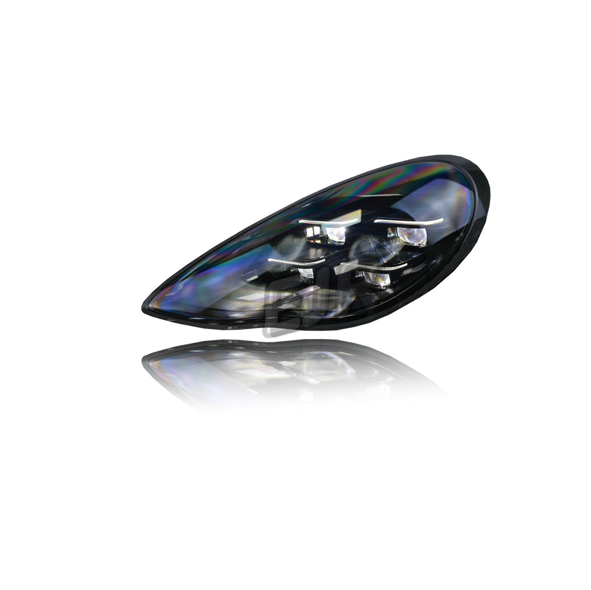 Porsche Panamera 970.1 LED matrix style headlight front view