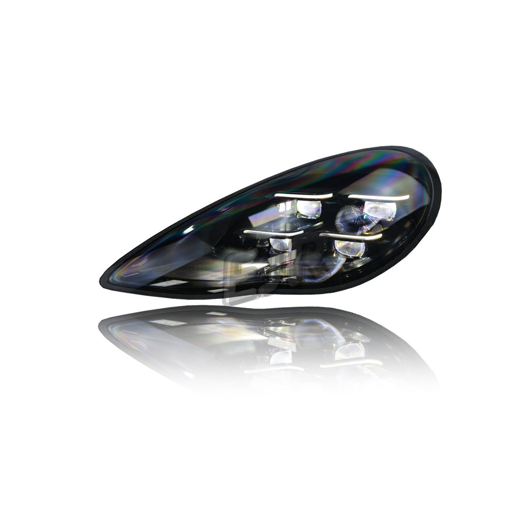 Porsche Panamera 2010-2013 LED headlight assembly detail