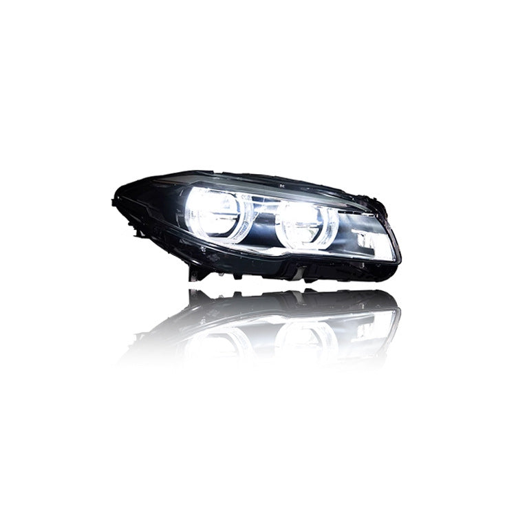 BMW 5 Series F10 F18 2011–2017 LED Angel-Eye Headlight Assembly Pair