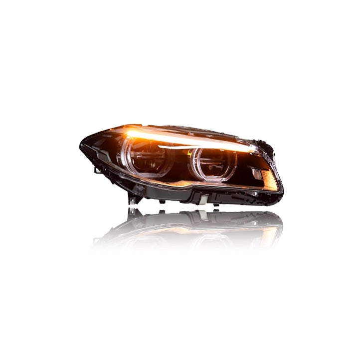 BMW 5 Series F10 F18 2011–2017 LED Angel-Eye Headlight Assembly Pair