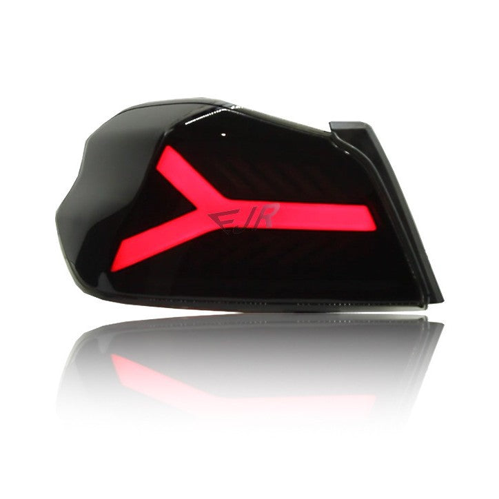 Subaru WRX STI Y-style LED rear lamp red signature