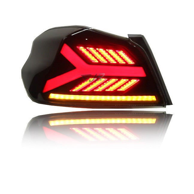 Subaru WRX STI LED tail light brake and turn signal display