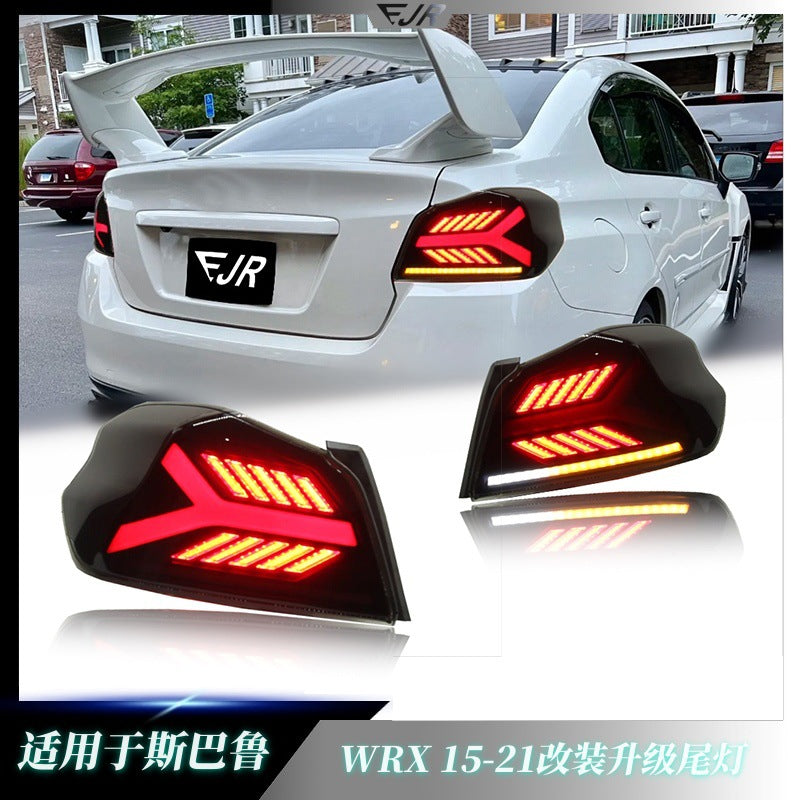 Subaru WRX STI 2015-2021 LED tail light upgrade installed