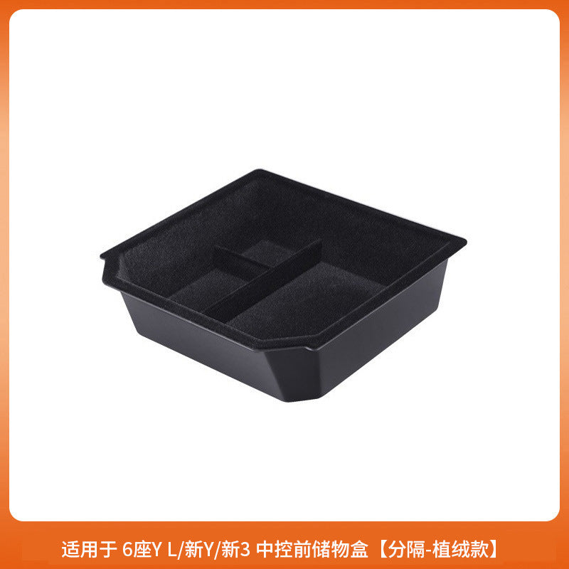 Tesla Model Y divided center console storage tray